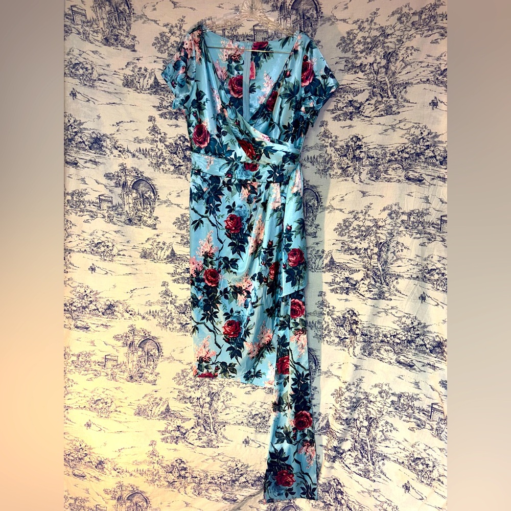 Pin up Couture pin up style silk like dress. Size XL